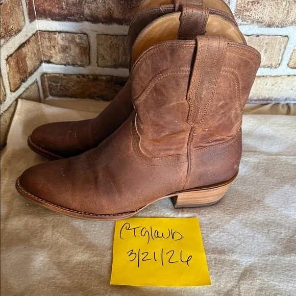 Tecovas The Penny scotch goat Western Ankle Boots - Picture 4 of 8